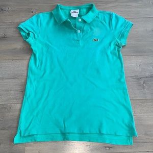 Lacoste Green Shirt Size 38 / Small